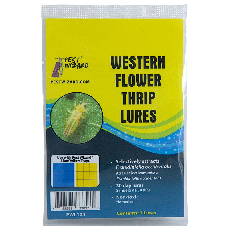 Pest Wizard Western Flower Thrips Lure 3-Pack 3 Pest Wizard Western Flower Thrips Lure 3-Pack