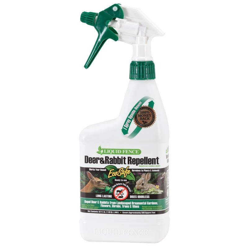 Liquid Fence - Deer & Rabbit Repellent Spray, Ready-to-Use (Quart) 3 Liquid Fence - Deer & Rabbit Repellent Spray, Ready-to-Use (Quart)