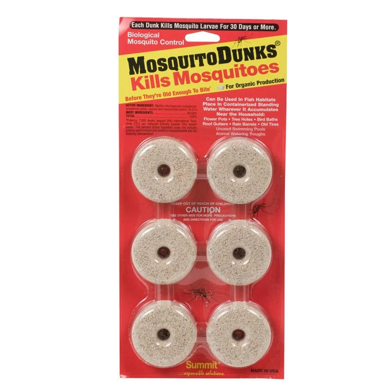 Mosquito Bt Floating Donuts/Dunks (Pack Of 6) 3 Mosquito Bt Floating Donuts/Dunks (Pack Of 6)
