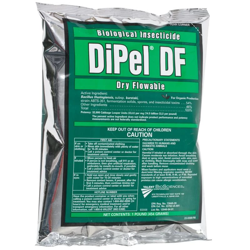 DiPel DF (1 Lb) - Biological Insecticide (OID DUAL) 3 DiPel DF (1 Lb) - Biological Insecticide (OID DUAL)