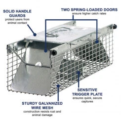 Havahart Trap - Model 1 (18"x5"x5") For Chipmunks, Rats, Squirrels Or Weasels -Plant Seeds Sales pat062 web