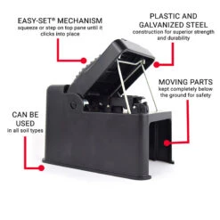 The Black Box Gopher Trap -Plant Seeds Sales pat560 infographic web