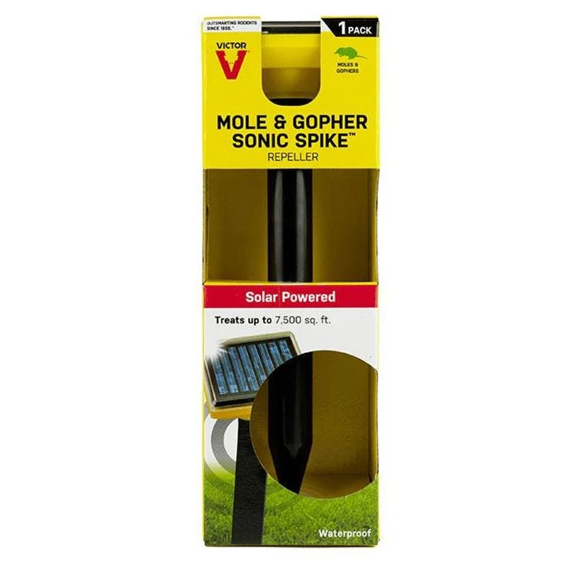 Victor Solar Powered Sonic Spike Mole Repeller 3 Victor Solar Powered Sonic Spike Mole Repeller